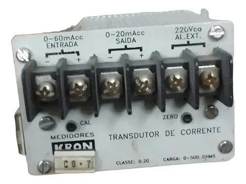 Transdutor De Corrente Kron 60macc/20macc