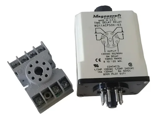 Relé De Tempo De Atraso W211 Acpsox 63 Magnecraft