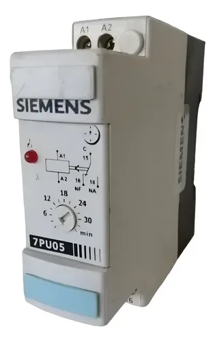 Relé De Tempo Minuteria Siemens 7pu05 11 2xd30 30 Minutos