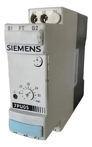 Relé De Tempo Minuteria Siemens 7pu05 11 An30 30 Minutos