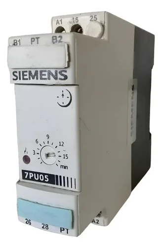 Relé De Tempo Minuteria Siemens 7pu05 11-2an15 15 Minutos