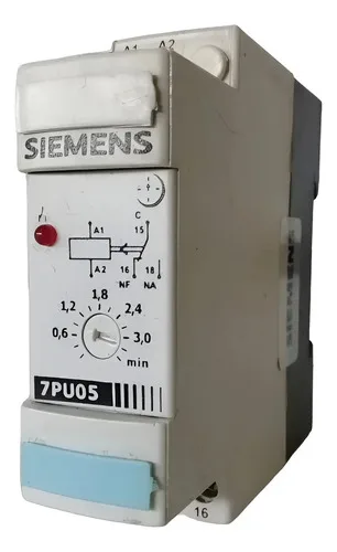 Relé De Tempo Minuteria Siemens 7pu05 11 2xd03  3 Minutos