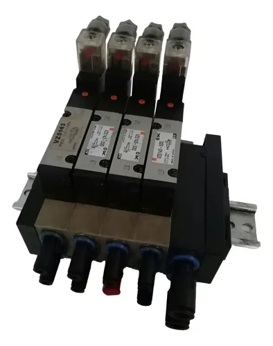 Manifold Bloco Smc Vz5143 5do