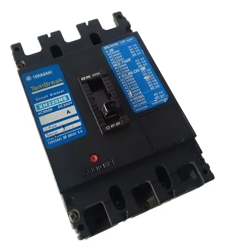 Disjuntor Tripolar Terasaki Tembreak Xh225ns 200a