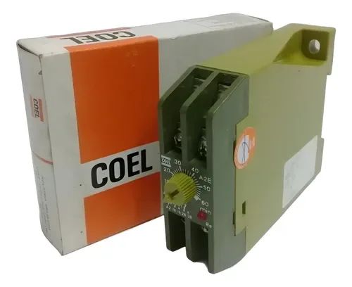Relé Temporizador Coel A2e 6-60 Minutos 220vac Novo