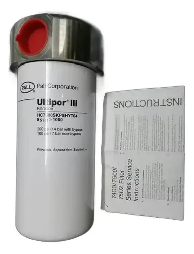 Filtro Hidráulico Pall Ultipor Iii Hc7500skp8hyt04 14bar