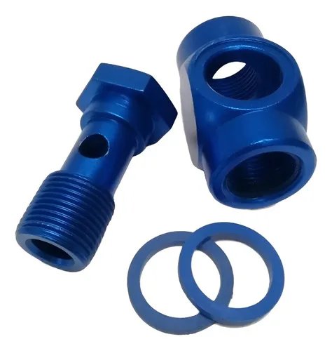Festo Parafuso Vazado 3/8 Peça Anelar Kit 3 Peças Novo