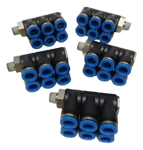 Conexão Distribuidor Múltiplo Kit 5 Festo Qslv6-1/4-8 153245