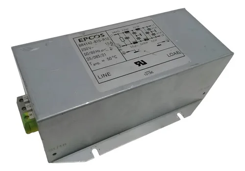 Filtro De Linha De Energia Epcos B84142-b15-r10 250vac 15a