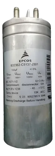 Capacitor Eletrolítico 133uf Epcos B32362-c5137-j301 900v