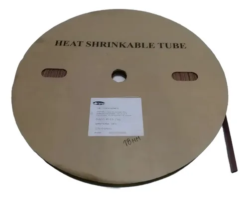 Tubo Termocontrátil 3 Cores Prixmek 3/8 (9,5mm) Valor 10m Marrom