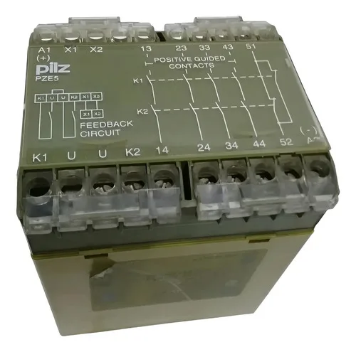 Relé De Segurança Pilz Pze5 24vdc/24-240vac 474910
