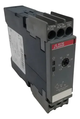 Abb Relé Temporizador C561.10 1,5-30seg 220v 1sar310012r0002