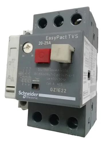 Schneider Disjuntor Motor 20a-25a Gz1e22 Easypact Tvs 690v