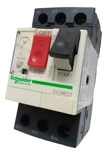 Disjuntor Motor 20-25a Schneider Telemecanique Gv2me22 690v