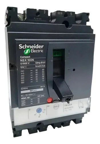 Schneider Electric Disjuntor Tripolar 28-40a Compact Nsx100n