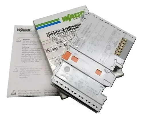 Módulo De Entrada Digital Wago 750-604 Com Manual