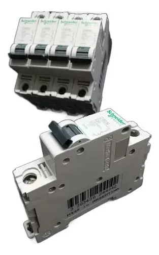 Schneider 20a Kit 5 Disjuntor Monopolar C60n C20 Cod. 24404