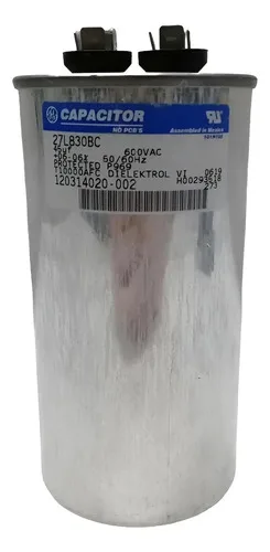 Capacitor Eletrolítico General Electric 27l830bc 45uf 600vac