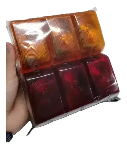 Lanterna Lateral Gf 30 Led Amarelo E Vermelho Kit 6 Peças Amarelo E Vermelho
