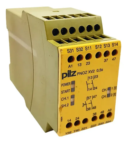 Relé De Segurança Pilz Pnoz Xv2 0.5/24vdc 774504 24v