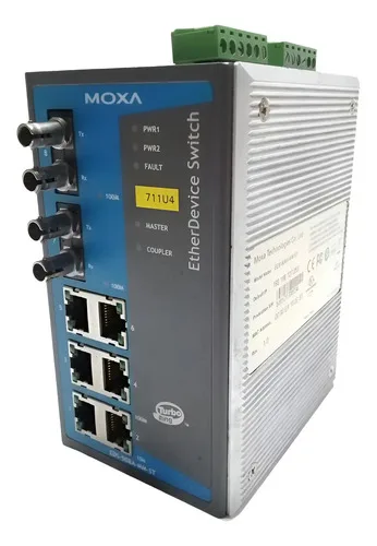 Switch Etherdevice Gerenciavel Moxa Eds-508-mm-st 6 Portas 