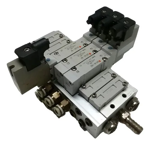 Bloco Com Válvula Pneumatica Smc Japan Sy5140-dz 0.1-0.7mpa