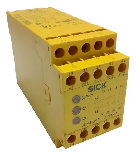 Relé De Segurança Sick Ue43-3mf2d3 Intelliface 6024897 24vdc