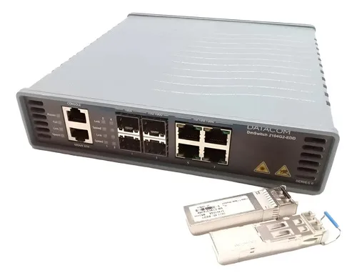 Switch Datacom Dmswitch 2104g2-edd & 2 Módulos Sfp 1.25gb