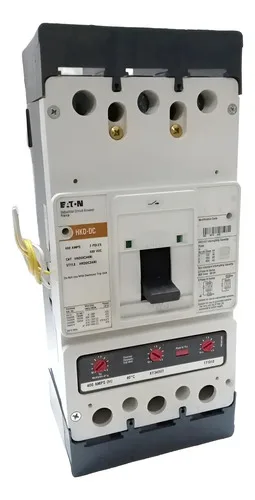 Disjuntor Tripolar Eaton 400a Hkd-dc3400 Com Bobina