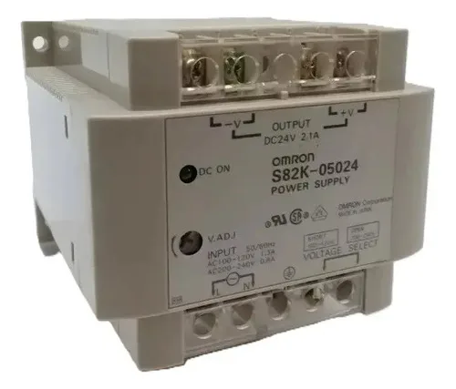 Fonte De Alimentação Omron S82k-05024 24vdc 2,1a 110/220vac 