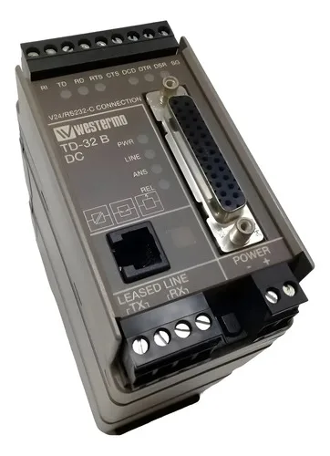 Modem Industrial Pstn Westermo Td-32b-dc 12-36vdc 20ma Marrom-claro