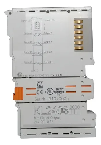 Módulo Saída Digital Terminal Bus Beckhoff Kl2408 24vdc