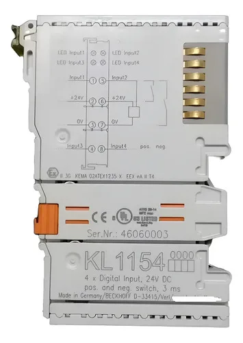 Módulo De Entrada Digital Terminal Bus Beckhoff Kl1154 24vdc