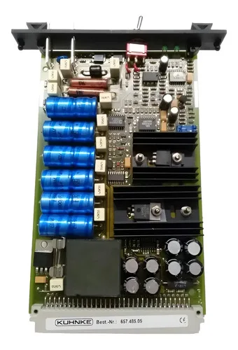 Fonte De Alimentação Módulo Placa Kuhnke 24vdc 5v 657.485.05