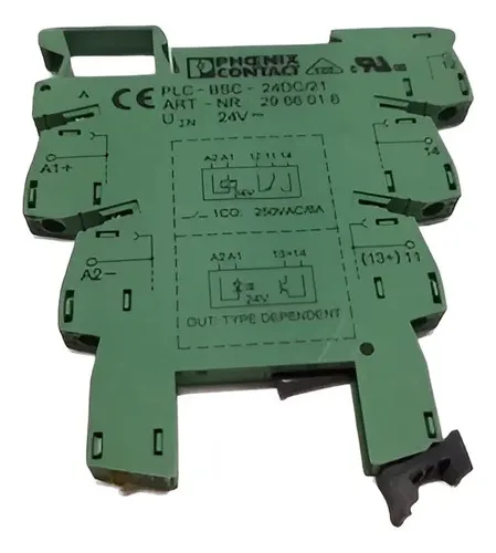 Base Phoenix Plc-bsc-24dc/21 2966016 Kit 4 Peças Sem Relé