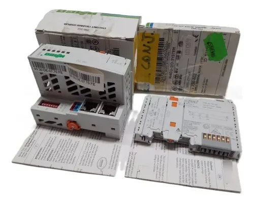 Fonte Alimentação E Acoplador Bus Wago 750-602/750-352 24vdc