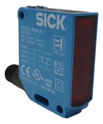 Sensor Fotoelétrico Sick Wtf12-3p2431 1041404 10-30vdc 100ma