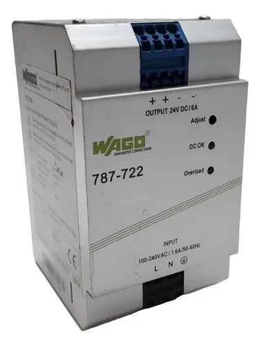 Fonte De Alimentação Wago Epsitron 787-722 110/220v 24vdc 5a