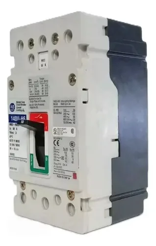 Disjuntor Cx Moldada Allen Bradley 140u-h6c3 650b 50a Novo