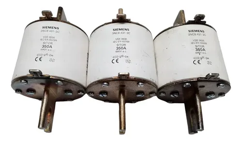 Fusível Siemens Sitor 3nc8 431-3c 350a 690v Nh3 Gr 3 Unidade 690v