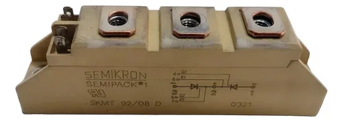 Tiristor Semikron Semipack Skmt 92/08 D