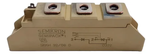 Tiristor Semikron Semipack Skkh 92/08 D