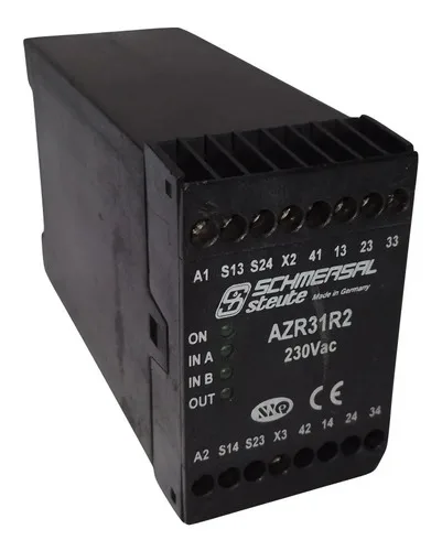 Relé De Segurança De Monitoramento Schmersal Azr31r2 220v