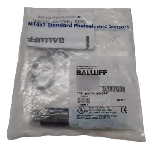Sensor Ótico Difuso Balluff Bos 18kw-pa-1pd-s4-c 10-30v