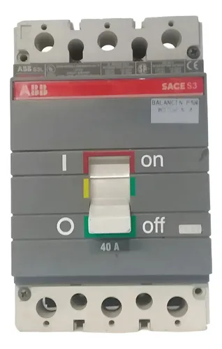 Disjuntor Tripolar 40a Abb Sace S3l 400vac