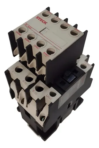 Contator Tripolar 50a Steck S-d132a10m Com Contato Auxiliar