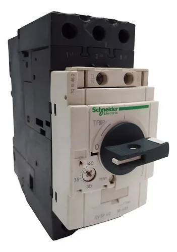 Disjuntor Motor Tripolar 30-40a Schneider Tesys Gv3p40 Usado