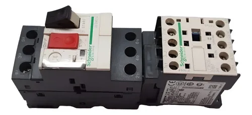 Disjuntor Motor C/ Contator Aux Schneider Gv2me14 6-10a 690v