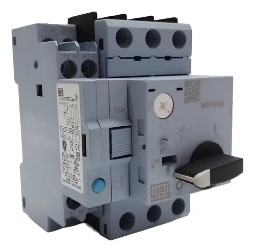 Weg Disjuntor Motor Tripolar Mpw40 4-6,3a E Bloco Alarme Tsb